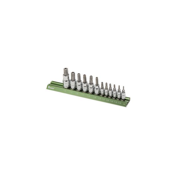 Titan 16121 12 Piece Tamper Resistant Torx Bit Set