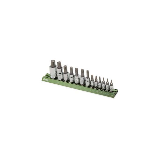 13 Piece Star Bit Torx® Set T10-T70 TITAN  16122
