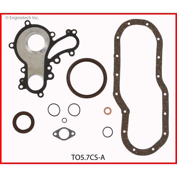 Enginetech TO5.7CS-A Lower Gasket Set