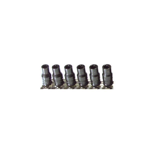 Turbosocket TSCS2506B 6 Pc 1/4" Dr Turbo Socket Set