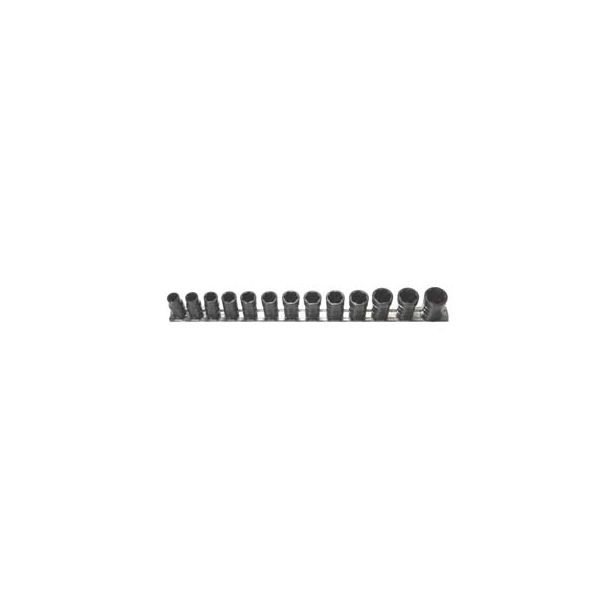 13 Piece 3/8" Drive Shallow Turbo Socket Set SAE and Met. Metric
