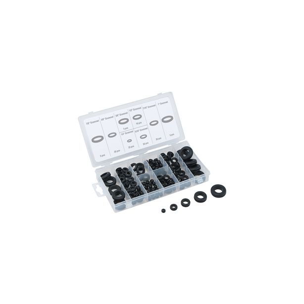 110 Piece  Rubber Grommet Assortment TITAN TOOLS 45236