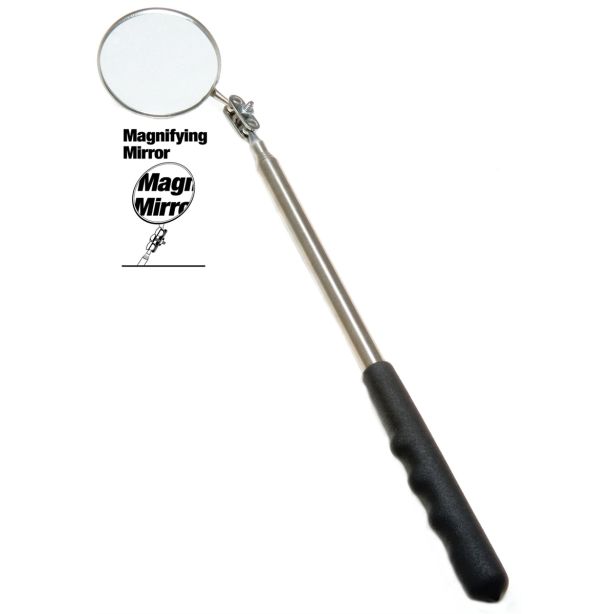 X-LONG 2-1/4" DIA MAGNIFYING INSPECTION MIRROR Ullman Devices Corp. HTC-2LM