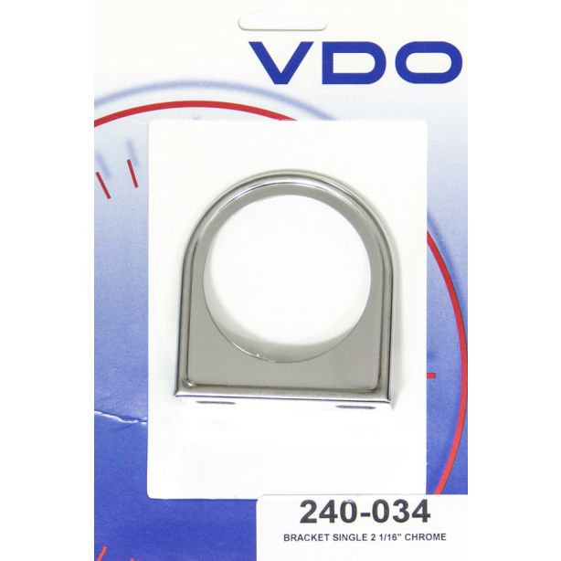 Chrome One Hole 2-1/16in Mount Bracket VDO 240-034
