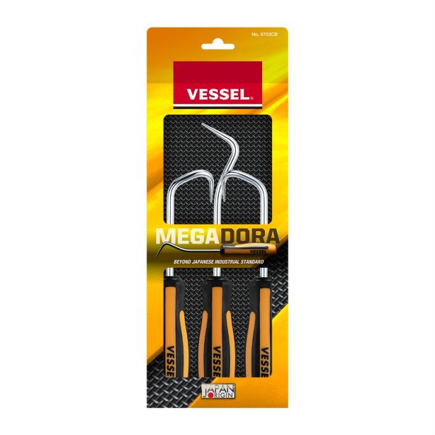 Megadora Hose Remover 3pcs  (S/R/L) set VESSEL TOOL U.S.A INC 970HR3PB