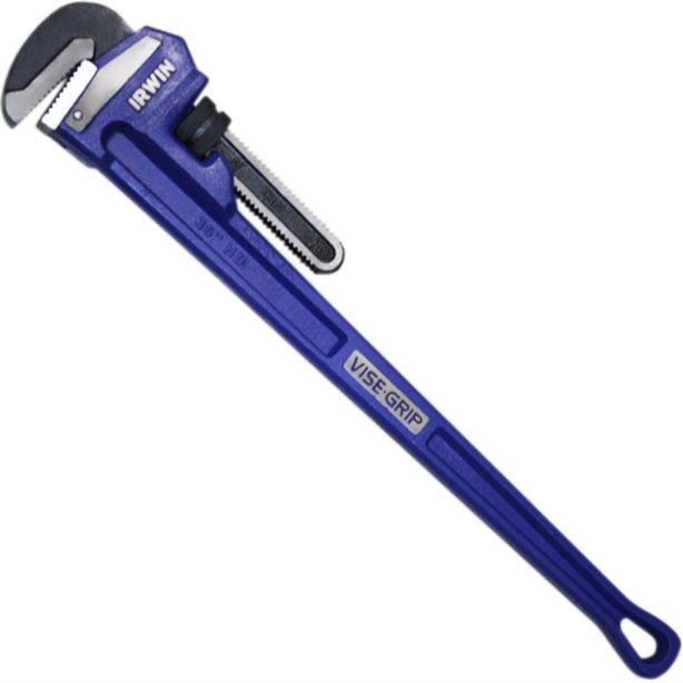 36 in. Cast Iron Pipe Wrench with 5 in. Jaw Capaci Vise Grip 274107