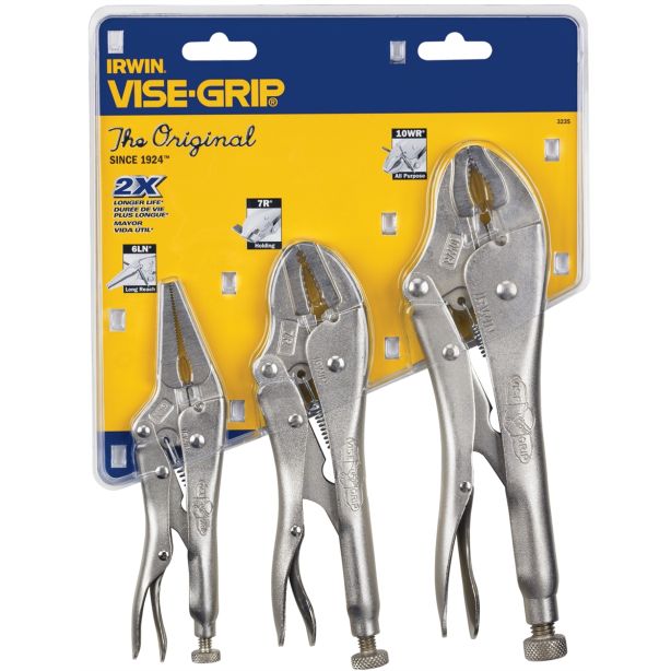 323S  3 Pc. Tool Set Contains One Each: 10WRÃ‚Â®, 7RÃ‚Â® and 6LNÃ‚Â® Locking Tools Vise Grip 323S