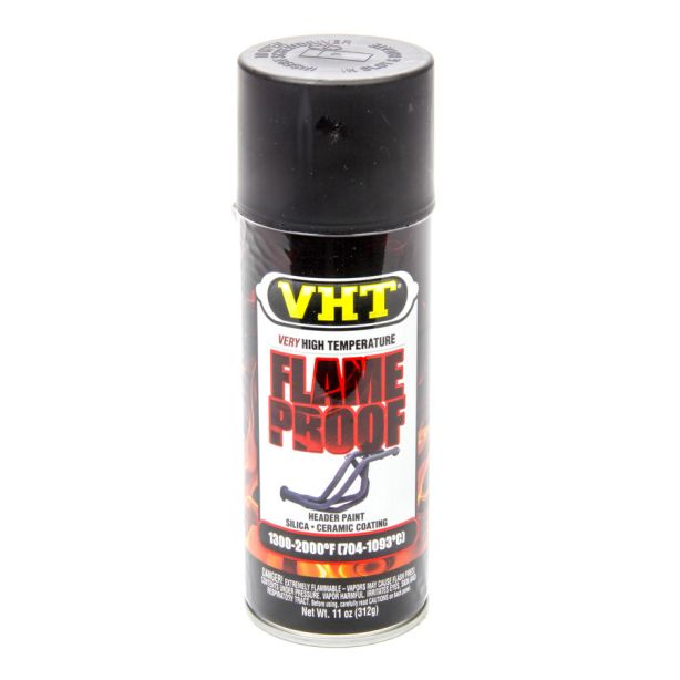 Flat Black Hdr. Paint Flame Proof VHT SP102