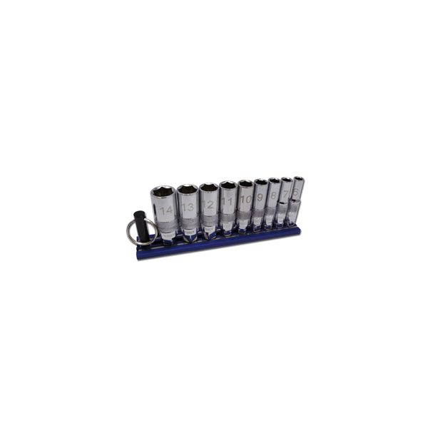 VIM TOOLS DDM400D Deep Dual Drive Metric  Chrome Sockets Set