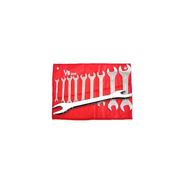 9 Piece Metric Super Thin Wrench Set V8  INC 8109