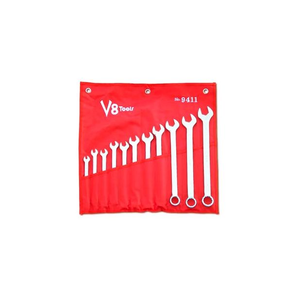 11 Piece SAE Long Pattern Combo Wrench Set V8  INC 9411