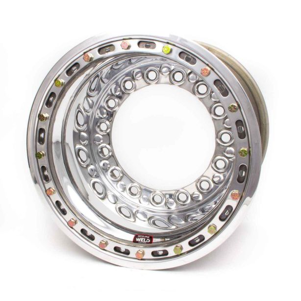 15 X 14 Wide 5 XL 5in BS Bead-Loc 14.2 lbs w/Cvr WELD RACING 559-5455-6