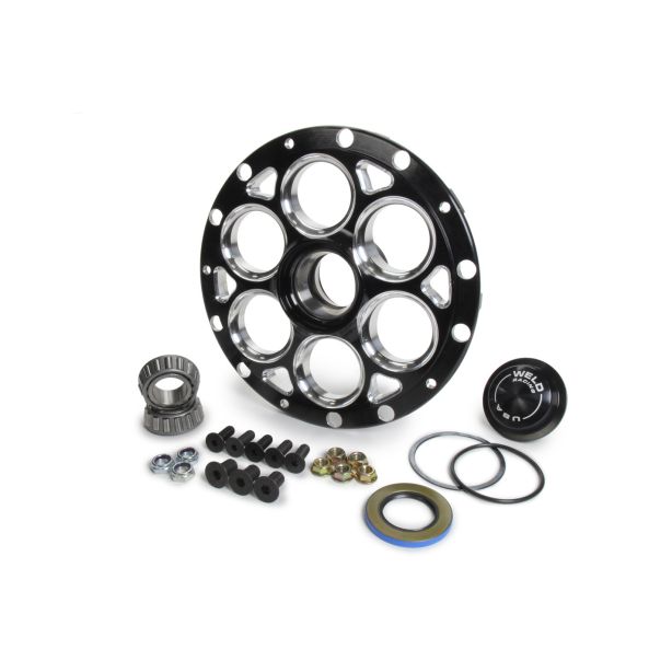 Hub L/W 13/15 Straight Shaft No Rotor Mount Blk WELD RACING C8088B-RT
