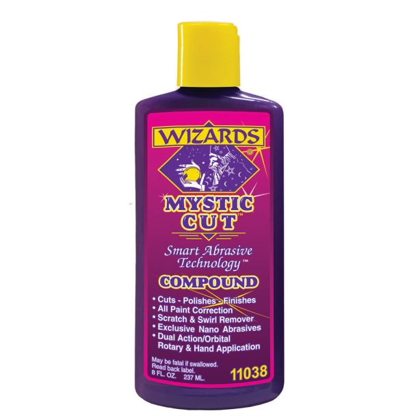 Mystic Cut Compound 8oz.  WIZARD PRODUCTS 11038