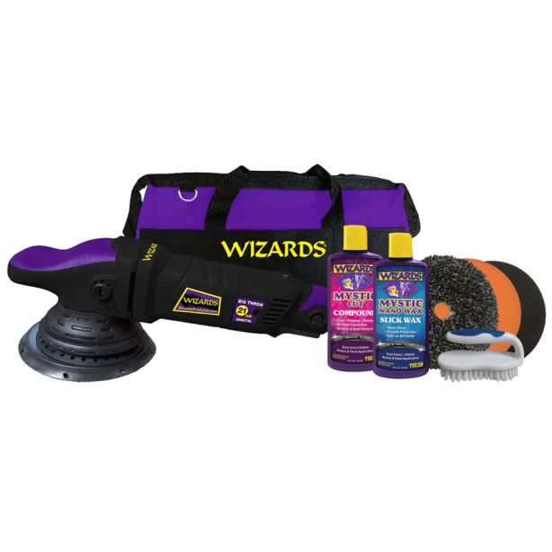 Wizard 21 Big Throw Polisher w/SSR Kit WIZARD PRODUCTS DA21HDKIT