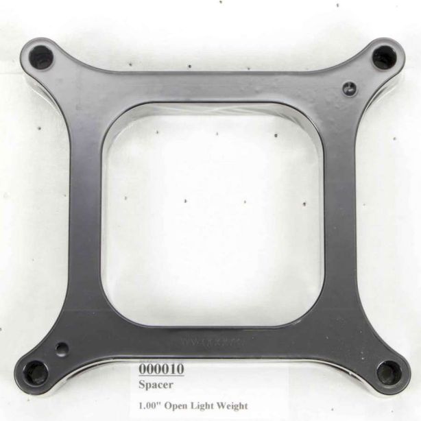 Carburetor Spacer - 4150 1in Open L/W WILSON MANIFOLDS 10