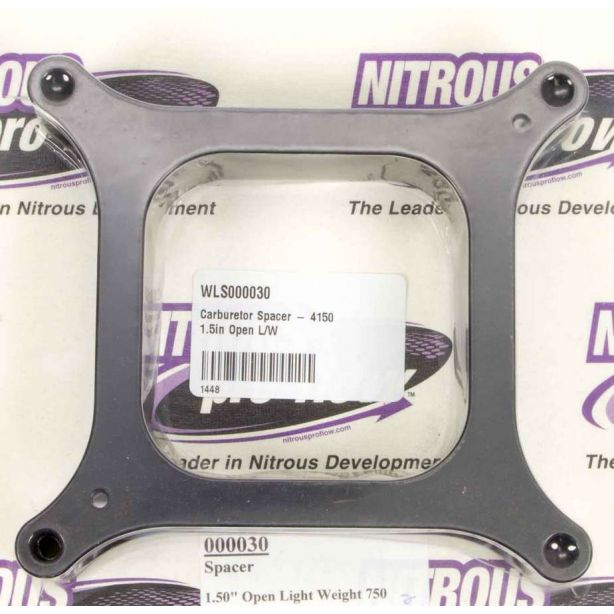 Carburetor Spacer - 4150 1.5in Open L/W WILSON MANIFOLDS 30