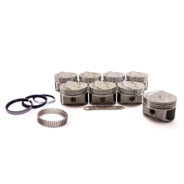 SBC Domed Piston Set 4.030 Bore +8cc WISECO-PRO TRU PTS502A3