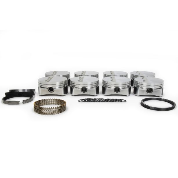 SBC F/T Piston Set 4.155 Bore -5cc WISECO-PRO TRU PTS525A3