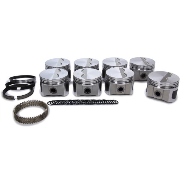BBM Flat Top Piston Set 4.350 Bore -4cc WISECO-PRO TRU PTS531A3